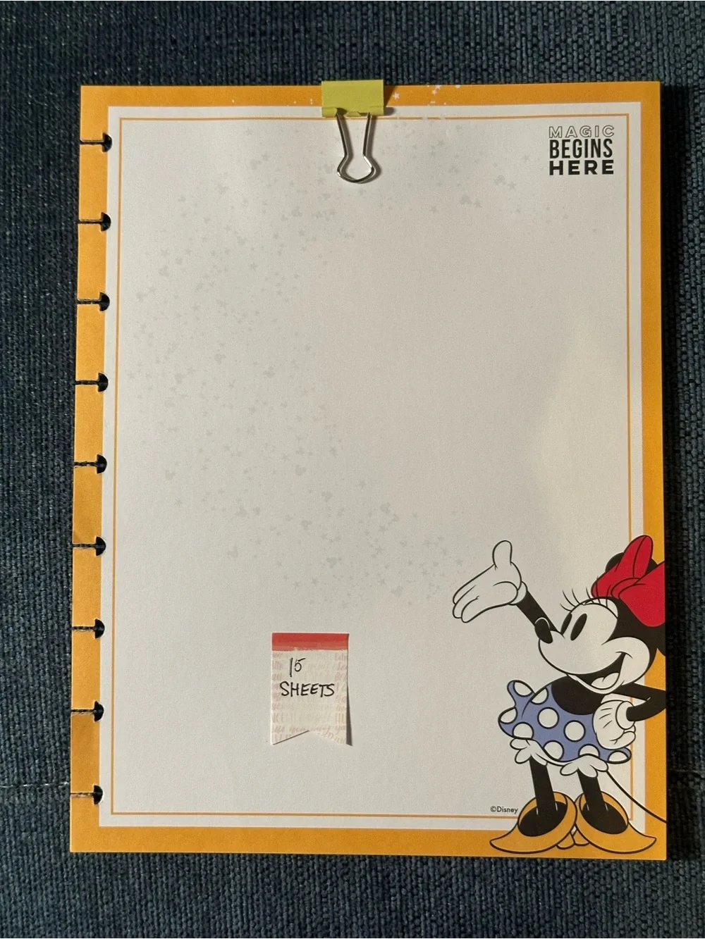 Disney Happy Planner Classic Filler Paper Bundle